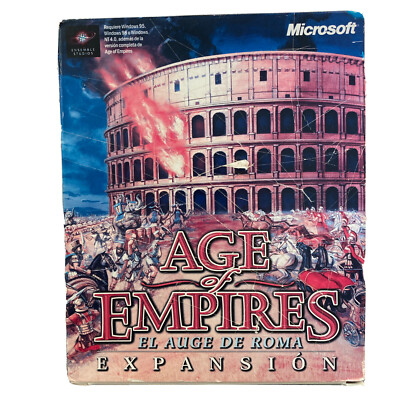 Age Of Empires : The Rise Of Rome - Extension PC Big Box FR - Avec Notice - Bon état Pour Collectionneurs