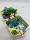 Vtg POKEMON Toy PLAYSET 1997 By  TOMY With Squirtle Figure Toy Case Island
