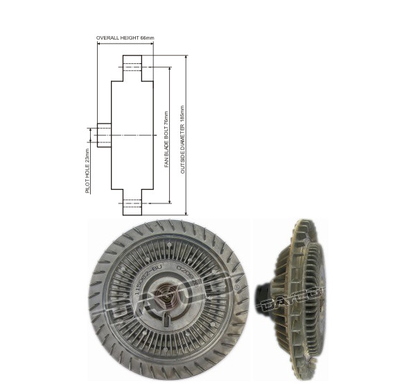 Dayco 115062 Radiator Fan Clutch for sale online eBay