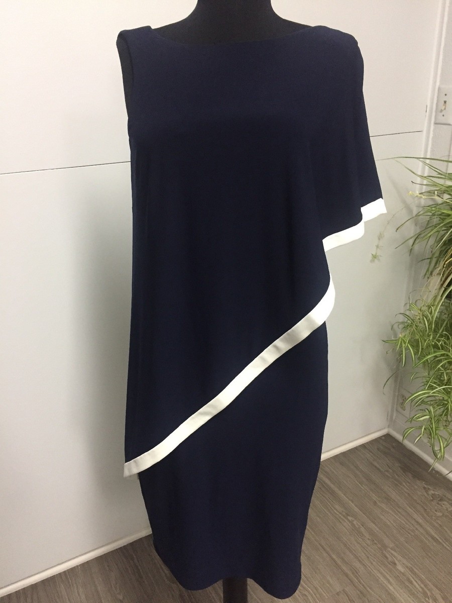 ralph lauren one shoulder cape dress Lauren Ralph Lauren Cape Georgette One-Shoulder Jumpsuit, 10