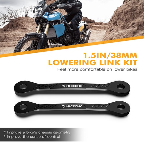NICECNC Rear Suspension Lowering Links For Yamaha Tenere 700 XTZ700 XTZ07 19-24 - Picture 5 of 10