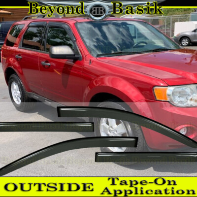 2001-2005 2006 2007 2008 2009 2010 2011 2012 Ford Escape SMOKE Door Vent Visors