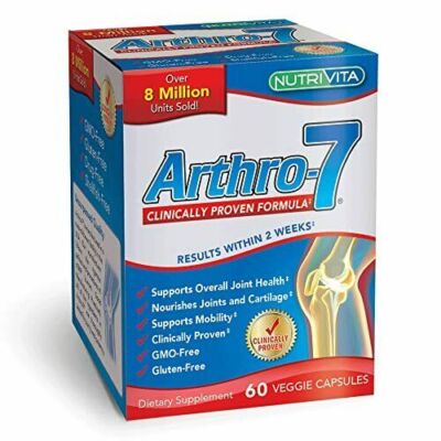 Nutrivita Arthro7 Natural Joint Support Supplement Joint in The Neck Back Han...