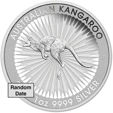 Australia Silver Kangaroo 1 oz $1 BU Random Date