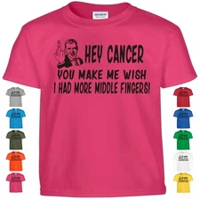 Cancer Awareness T Shirt You Make Me Wish I Had More Middle Fingers T shirt