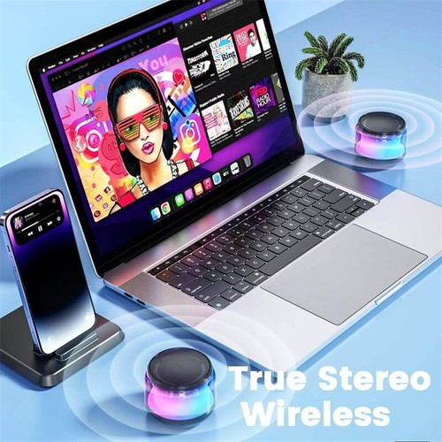 Mini haut--parleurs Bluetooth portables sans fil * - Zdjęcie 6 z 10
