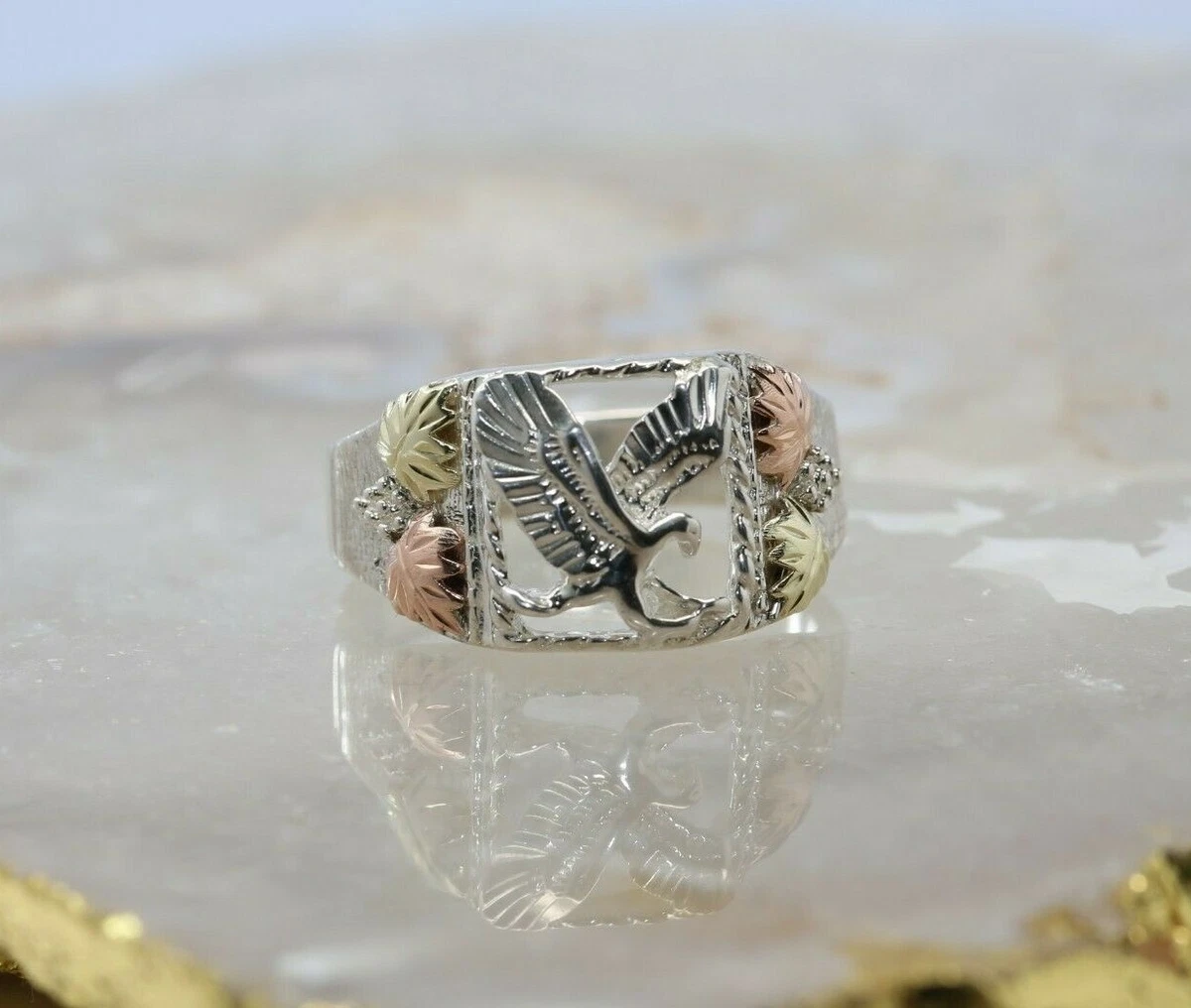 Black hills gold eagle ring deals