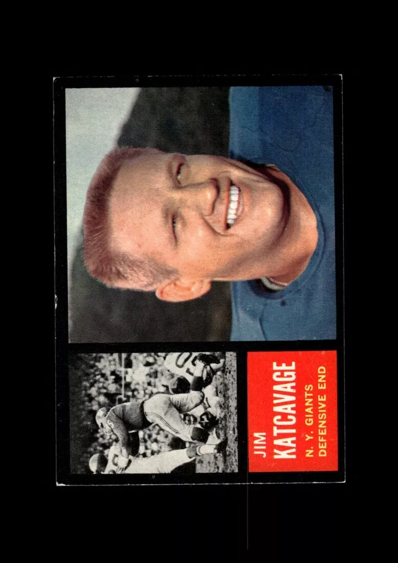 1962 Topps Set-Break #109 Jim Katcavage EX-EXMINT *GMCARDS*