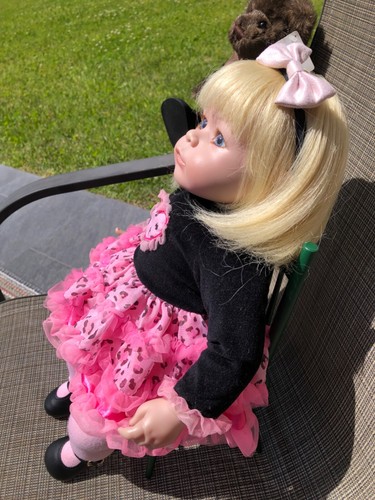 Adora Toddler Doll Ready To Rock 20" Blonde Girl Original Dress, 3/4 Vinyl Limbs - Picture 6 of 17