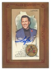 2023 Topps Allen & Ginter Framed Mini Autograph Adam Lefkoe Auto