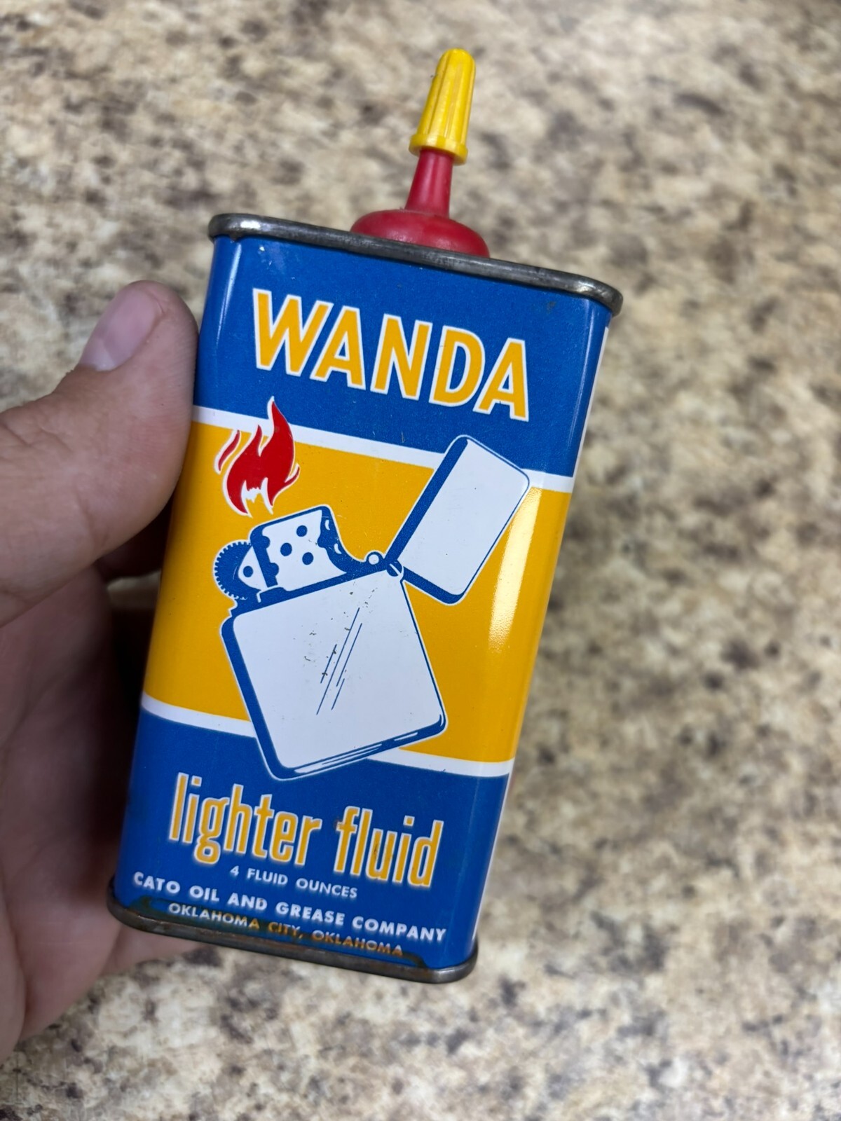 Fluid Fuel Oil Tin Can Handy Oiler #7