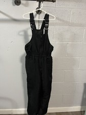 Faded Glory Bib Overall Snow Pant Bibs Kids Size Medium 8 Black