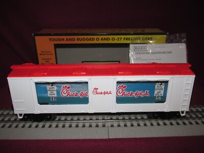 MTH 30-79396 CHICK-FIL-A OPERATING ACTION BOXCAR, O