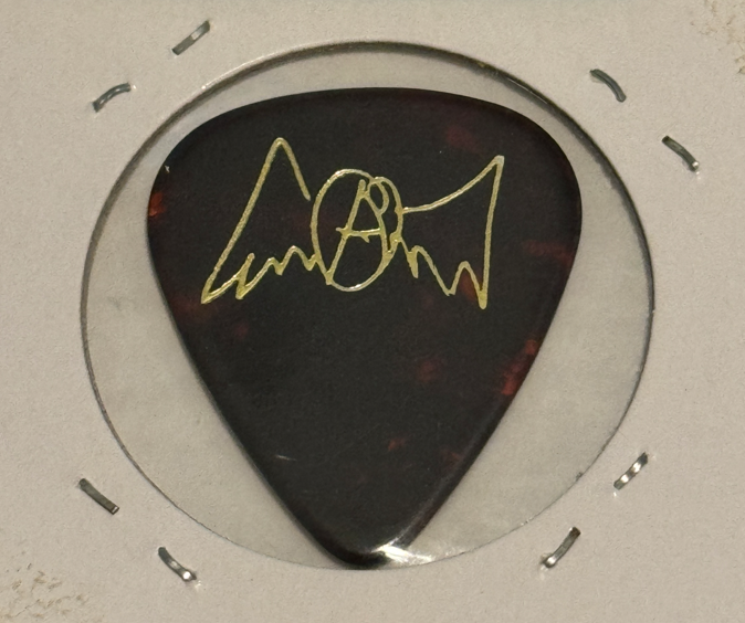 Aerosmith エアロスミス Joe Perry 2019 ギターピック AEROSMITH Joe Perry Signature Guitar Pick 1990s Japan Tour Concert