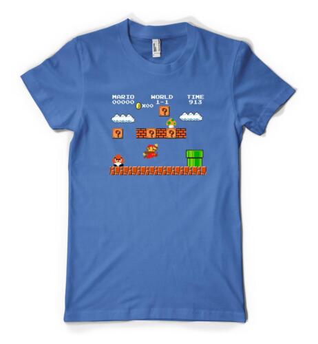 Maglietta Adulto Personalizzata Mario Blocky Bros Super Platform Super Platform - Foto 2 di 9