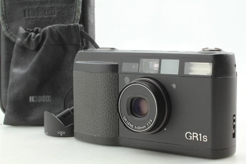 Read [N MINT+++ w/ Case] Ricoh GR1s Black Point & Shoot 35mm Film Camera JAPAN
