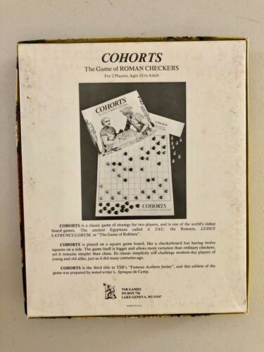 Cohortes TSR Juego de Mesa Damas Romanas 1977 Autores Famosos Serie 5002 - Imagen 2 de 9