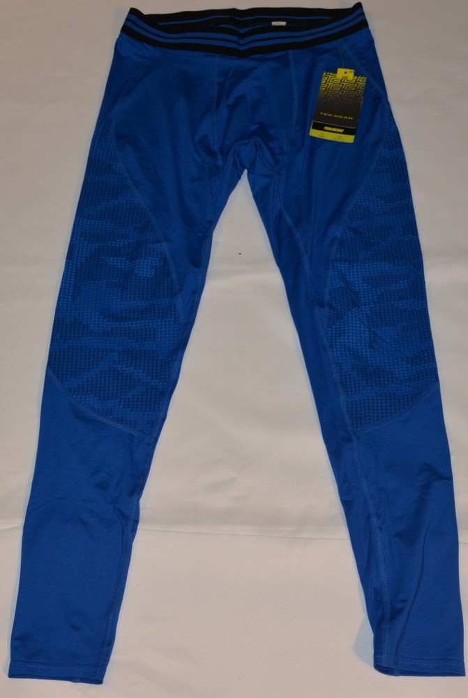 Men's Tek Gear Compression Sport Pants - Blue - Size M
