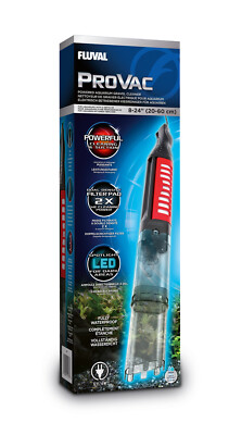 Fluval Pro VAC Aquarien Kiesreiniger Mulmsauger Aquarien Sauger mit LED