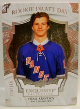 VITALI KRAVTSOV /199 ROOKIE DRAFT DAY EXQUISITE HOCKEY UPPER DECK 2020 2021