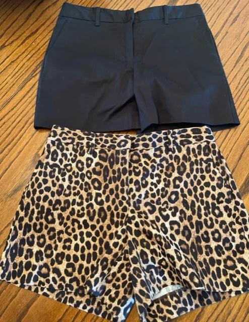 Michael kors leopard shorts Clearance