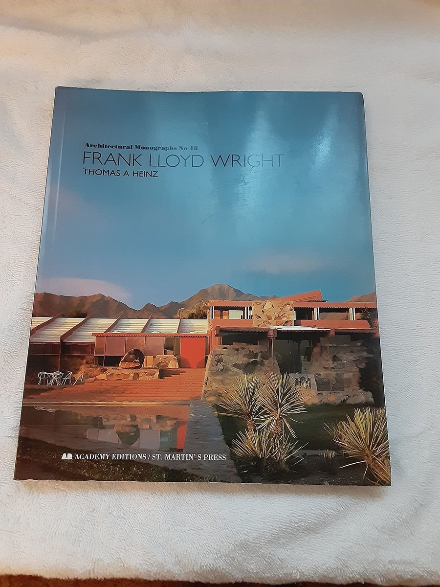 Frank Lloyd Wright (Architectural Monographs No. 18) [Paperback