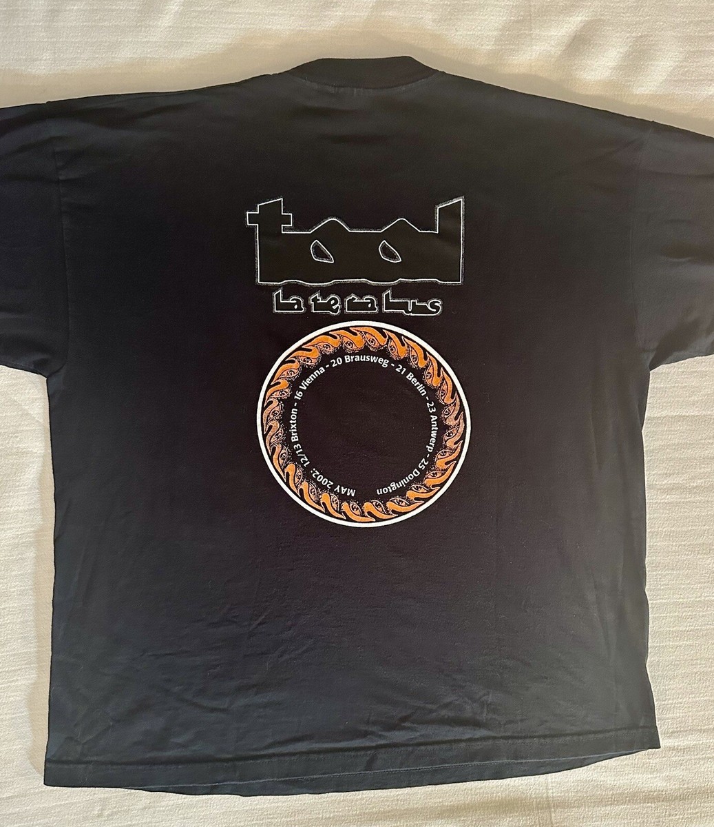 Vtg 2002 TOOL Lateralus May Euro Tour Long Sleeve Rock Band