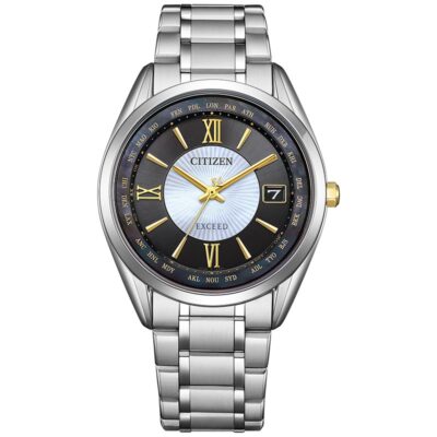 CITIZEN EXCEED CB1154-66W Black Eco-drive Men's Watch New in Box