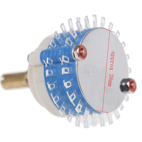 2Pole 24step 2x24 rotary switch attenuator volume control DIY pot potenti*GJ - Picture 5 of 8