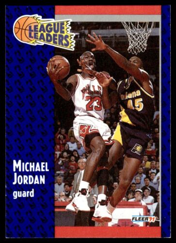1991-92 Fleer Michael Jordan Chicago Bulls #220 - Imagen 1 de 2