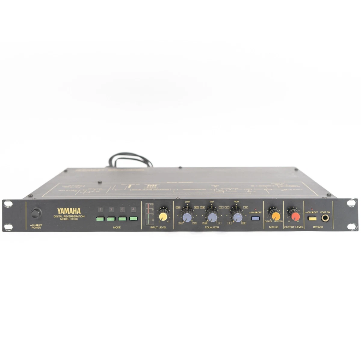 1980s Yamaha R1000 Digital Reverberation - Reverb + Equalizer Rackmount 1980s Yamaha R1000 Digital Reverberation - Reverb + Equalizer Rackmount