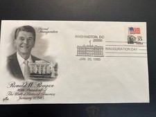 Ronald W Reagan 40th President USA 1-20-1985 2nd Inauguration Day