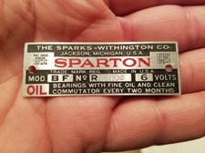 Horn Tag For 1932 Ford New Reproduction Flathead V8 Restoration Hot Rod