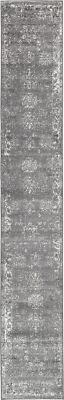 Unique Loom Sofia Collection Area Rug - Casino (2' x 13' 1'' Runner, Dark Gray...