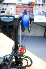  KINGROON KP3 FILAMENT SPOOL HOLDER, DUAL BALL BEARING WITH STEEL SHAFT USA MFG.