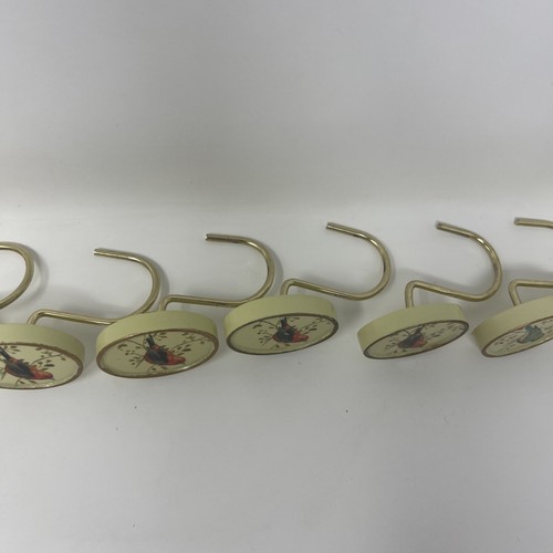 Avanti Gilded Birds Shower Curtain Hooks Set of 12 - 第 4/6 張圖片