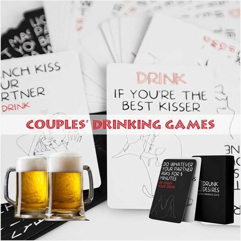 Couples Drinking Game Partner Drunk Cards, 50 Date Night Ideas for Drunk Desires - Picture 10 of 13