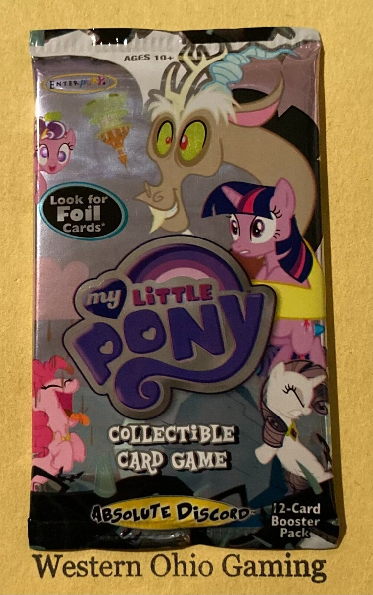 My Little Pony CCG Absolute Discord Booster Pack NEW Collectible Game TCG |  eBay