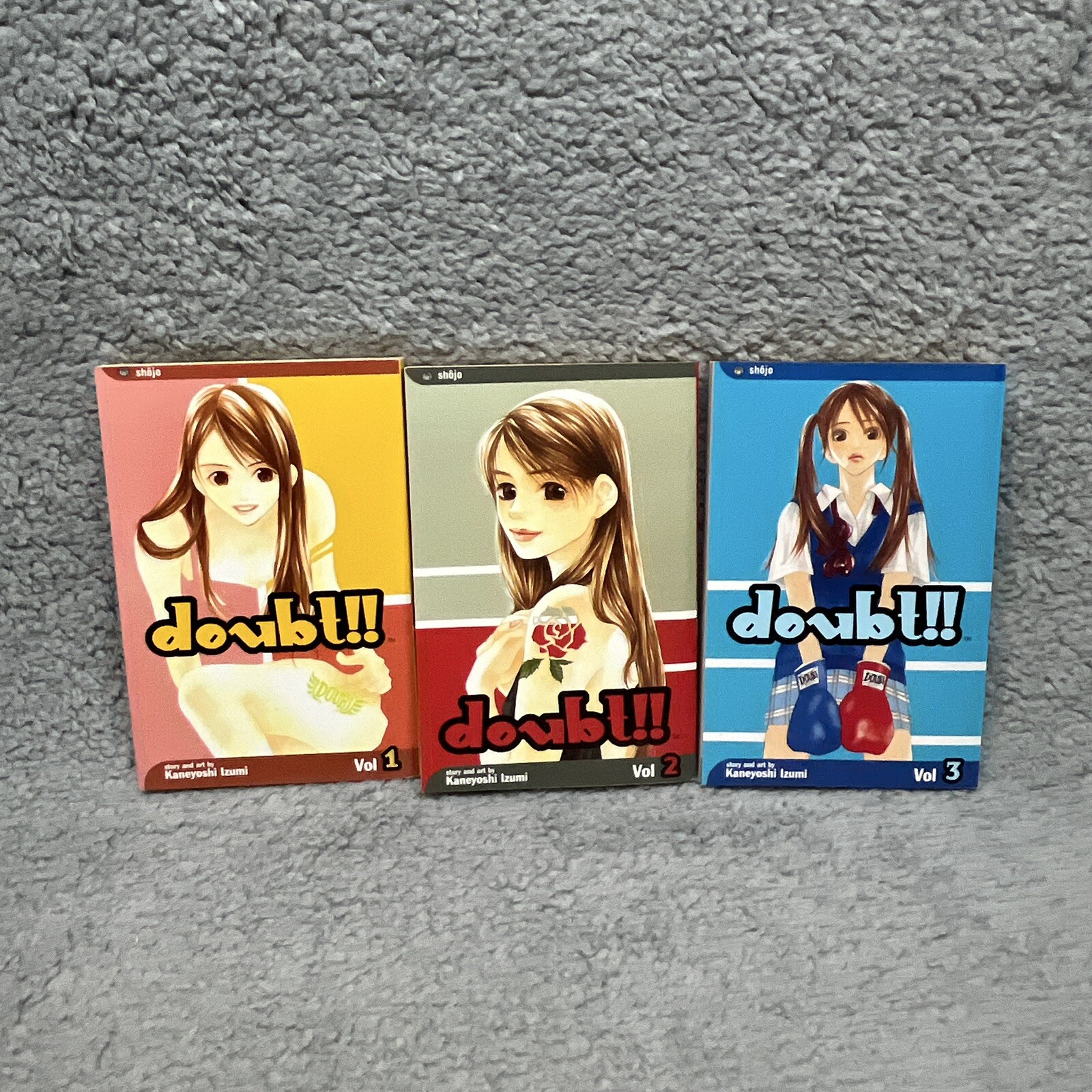 ¡¡Duda!! Manga Volumen 1-3 Cómic Kaneyoshi Izumi Novelas Gráficas Rústica en Inglés