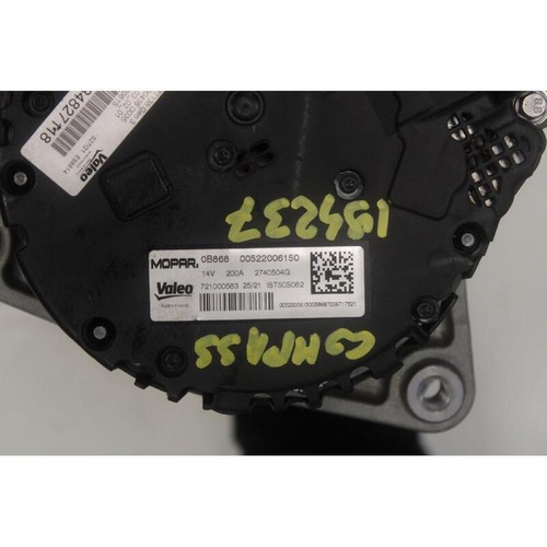 ALTERNATORE PER JEEP COMPASS (17-21) (21) MP 1.5 16V TURBO (96KW) MILD HYBRID
