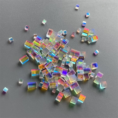 100pcs Defective Mini Prism RGB Combiner Prism for DIY Decoration 2mm/4mm