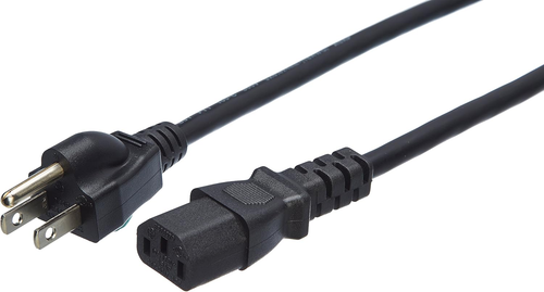 Computer Monitor TV Replacement Power Cord, 12 Ft, 24 Count, Black - Picture 7 of 12