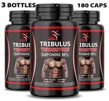 Tribulus Terrestris 7500mg Extract Work Out Dietary Supplement Organic 180 Caps