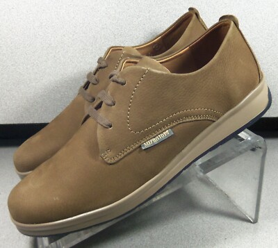 LESTER MMSP70 MEN'S SHOES SIZE 7.5 M (EURO 7) BROWN NUBUCK LACE UP BY MEPHISTO