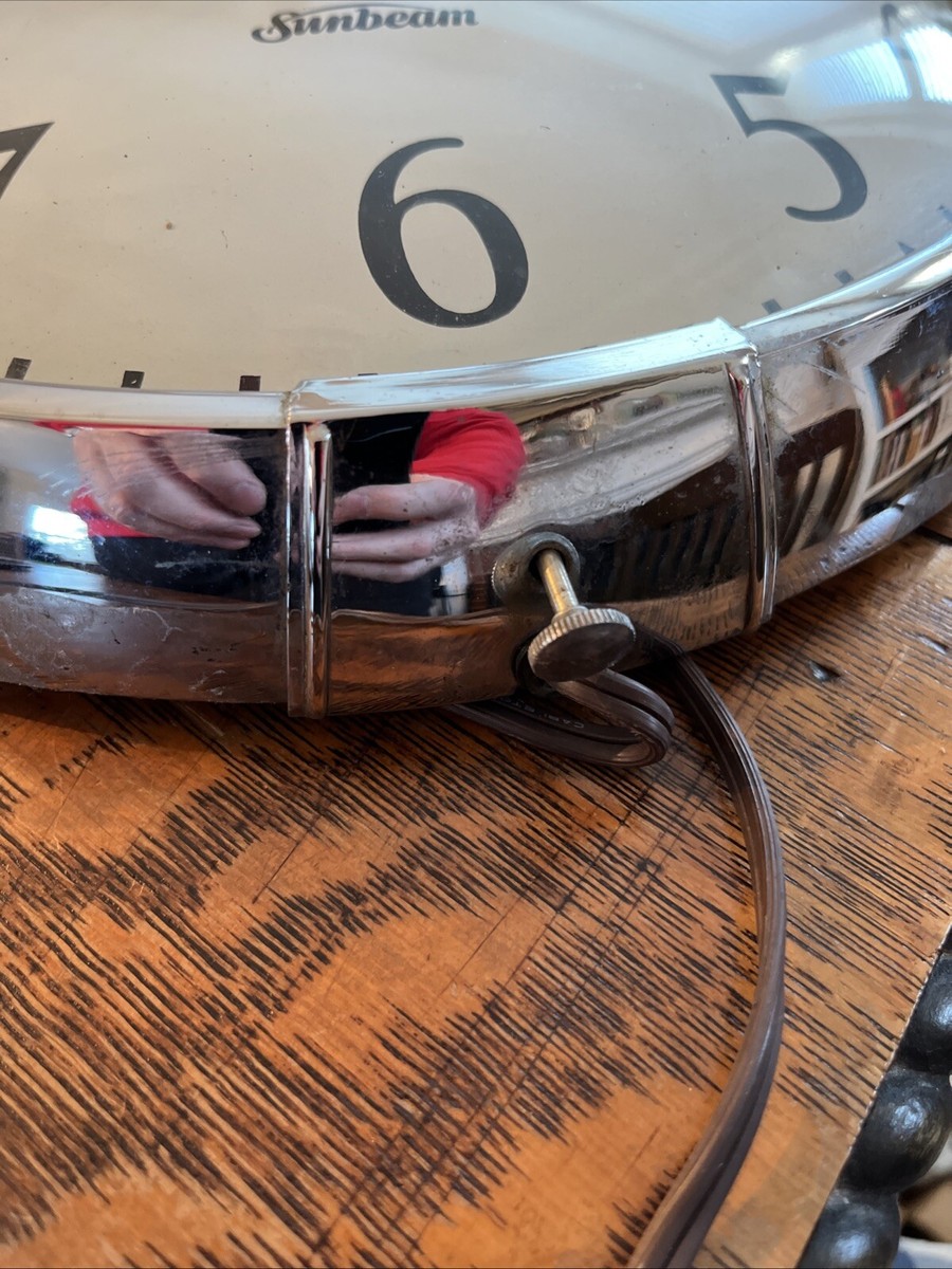 Vintage Retro Sunbeam Industrial School Clock Model C004 14