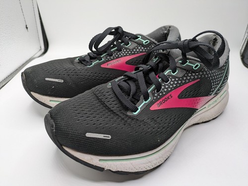 Brooks Ghost Laufschuhe Damen Größe 8 D Weite Navy Pink 12829 - Bild 6 von 10