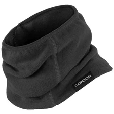 Condor Thermo Neck Gaiter Stretchable Security Scarf Police Fleece Mask Black