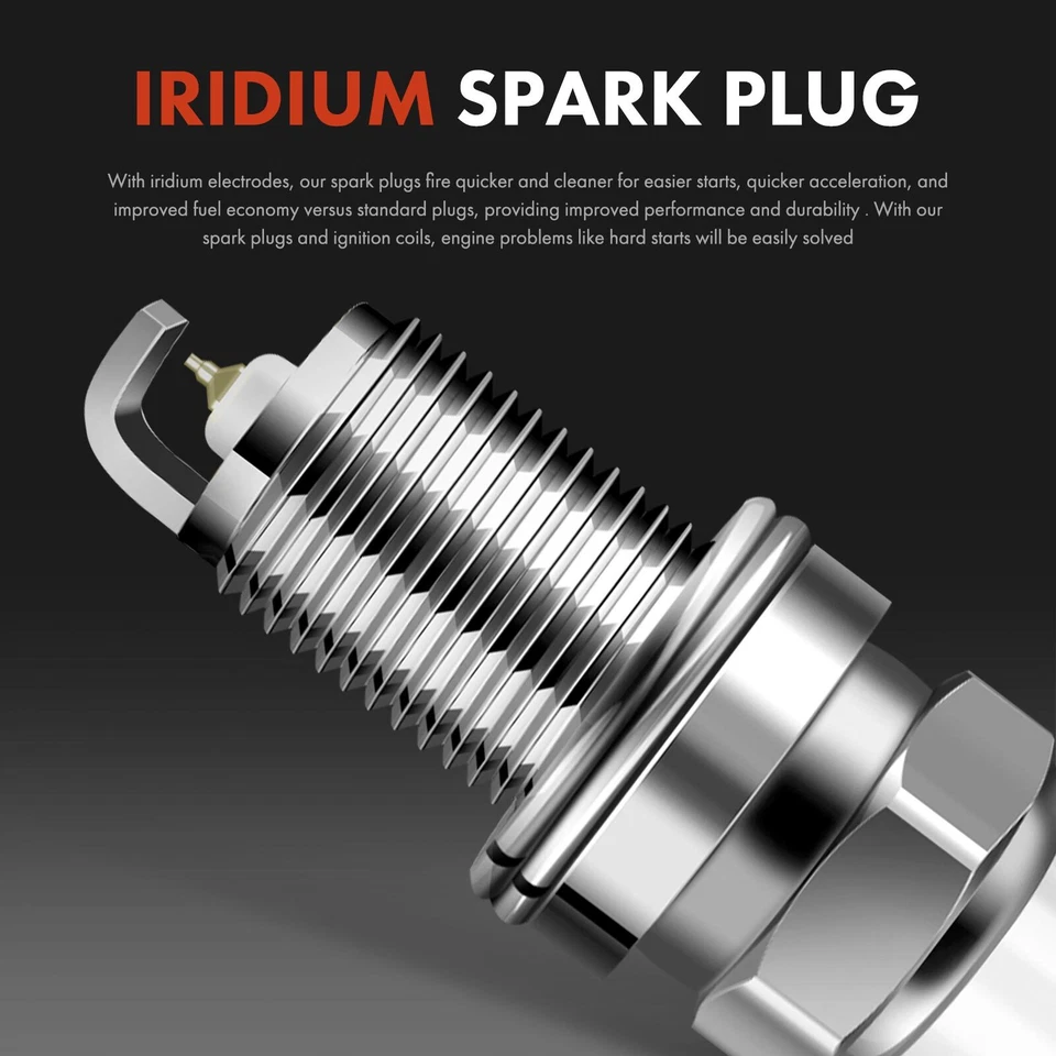 3x bobinas de encendido y 6x bujías de iridio y 6x cables para Hyundai Sonata 02-04 Foto 4 de 4