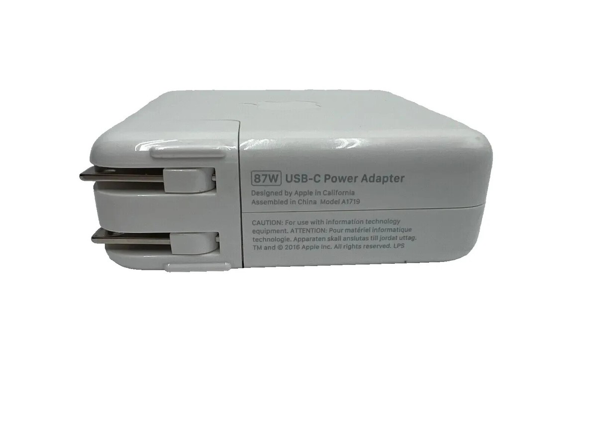 Apple純正 MagSafe 3ケーブル87W充電アダプタ A1719 Genuine Original OEM APPLE A1719 87W USB-C Power Adapter Charger