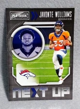 Javonte Williams, NXT-JWI - NEXT UP - 2021 Panini Playbook, Broncos